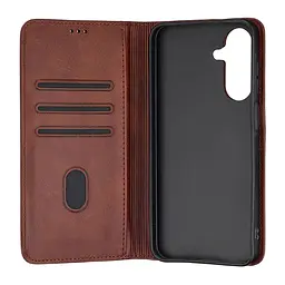 Чохол-книжка Premium Samsung A26 (A266) Dark Brown - мініатюра 2