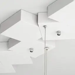 Сучасна геометрична люстра CUBE у білому корпусі | Арт. 988/8 WT | Line F - мініатюра 3