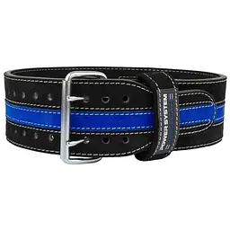 Пояс для важкої атлетики Power System PS-3800 PowerLifting Black/Blue L - мініатюра 3