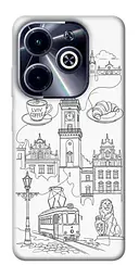 TPU чохол Demsky Lviv spirit для Infinix Hot 40i
