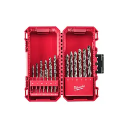 Набір свердел по металу THUNDERWEB HSS-G PACKOUT MILWAUKEE, DIN-338, (діаметр 1/1.5/2/2,5/ 3/3,5/4/4,5/ 5/5,5/6/6,5/ 7/7,5/8/8,5