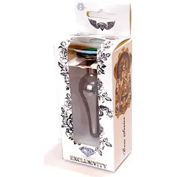 Анальна пробка Boss Of Toys Boss Series - Jewellery Dark Silver Butt Plug Green, BS6400060, Срібний / Зелений - мініатюра 4