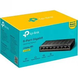 Комутатор мережевий TP-Link (LS1008G) - мініатюра 3