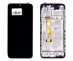 Дисплей Oppo A57 4G/A57 5G/A57s/A57e чорний + рамка