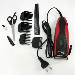 Машинка для стрижки волосся Domotec MS 3304 мережева 4 насадки 3,6,9,12 мм нержавіюча сталь 12 Вт Чорний - мініатюра 3