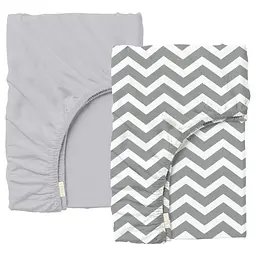 Набір простирадло на резинці 160х200 GREY / GREY ZIGZAG COSAS (4822052058831)