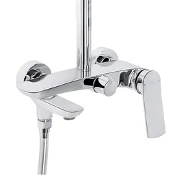 Душова система універсальна Qtap Slavonice на три споживача (з виливом) QTSLA111CRM45909 Chrome, Хром - мініатюра 3