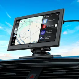 Монітор для авто HOCO Imogen Car wireless portable screen HU2 |7", 1024x600, Car Play, Android Auto| - мініатюра 2