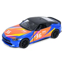 
Машинка інерційна 2023 Nissan Fairlady Z KT5443WF(Blue) 1:36, 12 см, відчиняються двері