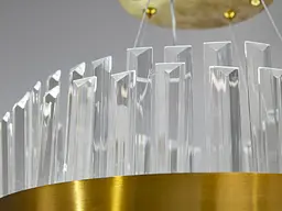 Підвісна кришталева світлодіодна люстра 80 Вт Diasha 840/400BR - мініатюра 5