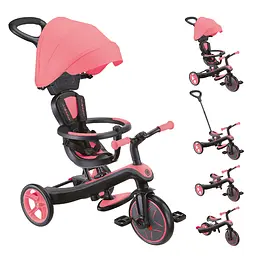 Велосипед дитячий Globber Explorer Trike 4 в 1 рожевий (634-110) - мініатюра 3