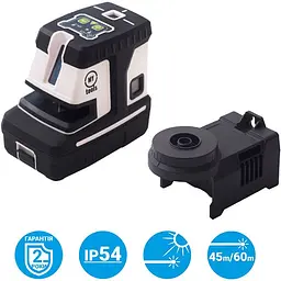 Лазерний рівень My Tools TOP-MARK 1H/1V/5D-50 червоний з адаптером (145-2-5R-A) - мініатюра 2