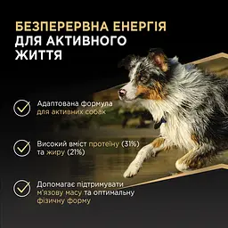 Сухий корм Purina Pro Plan Protein & Energy для дорослих собак усіх розмірів з куркою 14 кг - мініатюра 6