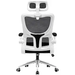 Офісне крісло GT Racer X-5728, чорно-біле (X-5728 White/Black) - мініатюра 5