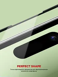 Захисне скло для Apple iPhone 16 Pro/17, Corning Black Icon, преміум якість, протиударне, загартоване, 2.5D скло, глянцеве, 9H, ультратонке, з олеофобним покриттям, з антистатичним шаром, сумісність з чохлами, ArmorStandart (ARM79554) - мініатюра 3