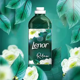 Кондиціонер для білизни Lenor Смарагд та квітка айворі, 1080 мл х 2 шт. - мініатюра 5