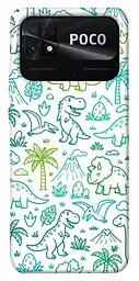 TPU чохол Demsky Dino pattern для Xiaomi Poco C40