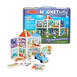 Ігровий набір Melissa & Doug магнітний набір будівель Наш дім (MD30650)