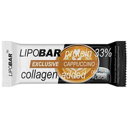 Протеїновий батончик Lipobar Exclusive Capuccino 50 г