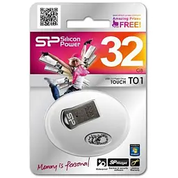 USB флеш накопичувач Silicon Power 32GB Touch T01 USB 2.0 (SP032GBUF2T01V1K) - мініатюра 3