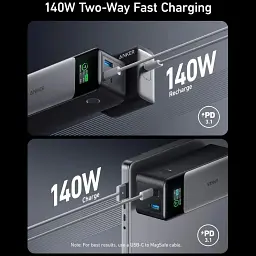 Універсальна мобільна батарея Anker PowerCore 737 GaNPrime 24000 mAh 140W Black (A1289011) - мініатюра 2