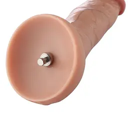 Гіперреалістичний фалоімітатор для секс-машин Hismith Hyper Realistic Silicone Dildo, KlicLok - мініатюра 8