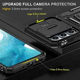 Ударостійкий чохол Camshield Army Ring для Samsung Galaxy A57 5G Чорний / Black - мініатюра 6