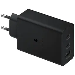 Зарядний пристрій Samsung 65W Power Adapter Trio w/o cable Black (EP-T6530NBEG)