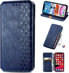 Чохол-книжка GETMAN Cubic Cover Case для Xiaomi Redmi Note 11/11S Blue [85614] - мініатюра 3