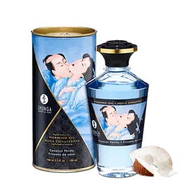 Збуджувальна масажна олія Shunga Aphrodisiac Warming Oil, 100 мл (кокосове хвилювання)