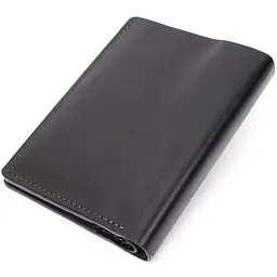 Шкіряний чоловічий гаманець GRANDE PELLE 12х14,5х1 см acs0026941 - мініатюра 2