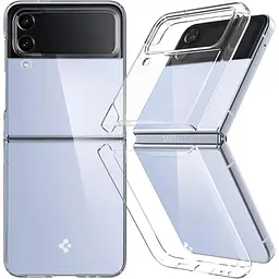 Оригінальний протиударний чохол Spigen Ice Shield Samsung Galaxy Z Flip4 Crystal Clear (ACS05131)