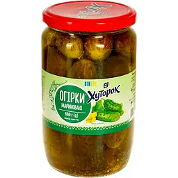 Огірки Хуторок мариновані по-Херсонські 680 г (747304) - мініатюра 2