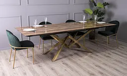 Стіл обідній Welovemebel Елегант розкладний 200/260x100x77 см дерево глянець - мініатюра 6
