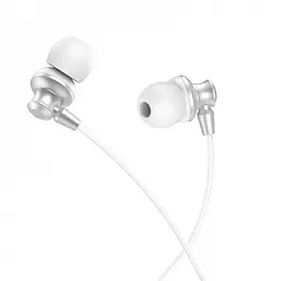 Навушники Hoco M98 Delighted metal With Microphone срібні (38149 silver) - мініатюра 3