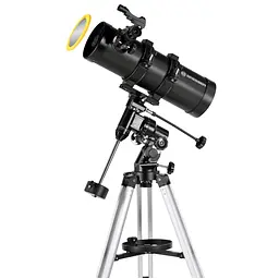 Телескоп Bresser Pluto II 114/500 EQ Carbon з сонячним фільтром та адаптером для смартфона (4614500) - мініатюра 2