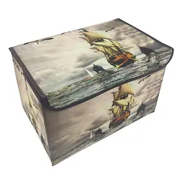 Кошик для зберігання іграшок Bambi MR 0625, 38 x 24 x 24 см Корабель