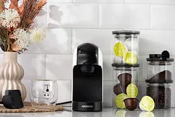 Кавоварка 3 в 1 капсульна Ardesto капсули Nespresso, Nescafe Dolce Gusto, мелена кава, сенсорне керування 0.8 л біла (YCM-CNDE) - мініатюра 34