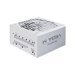 Chieftec Блок живлення Vega M (750W), >90%, 80+ Gold, 135мм FDB, 1xMB 24pin(20+4), 2xCPU 8pin(4+4), 3xMolex, 6xSATA, 4xPCIe 8pin(6+2), 1xPCIe