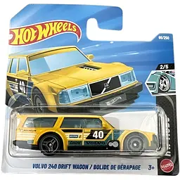 Базова машинка Hot Wheels HW Mods Volvo 240 Drift Wagon жовта (5785) JJL20-N521      