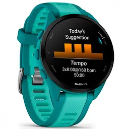 Смарт-годинник Garmin Forerunner 165 Music Turquoise/Aqua (010-02863-32) - мініатюра 2