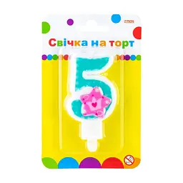 Свічка Maxi Princess "5" висотою 7,62 см (MX622050-5)
