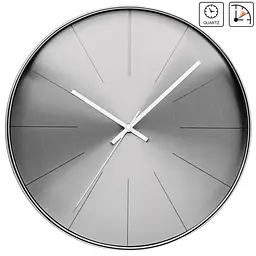 Годинник настінний Technoline WT2410 Silver (WT2410 grau), Сріблястий - мініатюра 2