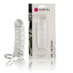 Насадка на член Dorcel Mr. Orgasm з кільцем для мошонки, ультрастимулюючий рельєф Dorcel MD0609 90245 - мініатюра 1