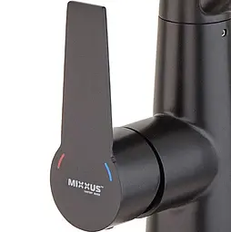 Змішувач для кухні Mixxus із чорним силіконовим виливом FUL-021 (MI6021) - мініатюра 2