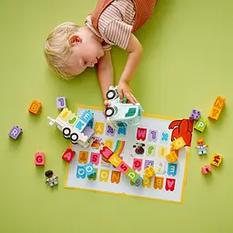 Конструктор LEGO DUPLO Вантажівка з абеткою 36 деталі (10421) - мініатюра 3