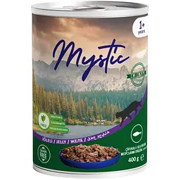 Вологий корм для котів Mystic шматочки морського ляща в желе 400 г (609096)