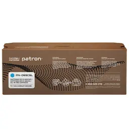 Картридж Patron Canon 069 cyan Green Label (PN-069CGL) - миниатюра 3