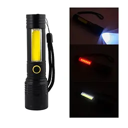 Фонарик Світлодіоди 100 люмен, до 6 годин роботи BL -537 130 мм, 100 г, 3 LED (52829-BL-537_125) - мініатюра 2