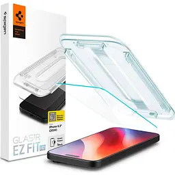 Захисне скло Spigen EZ Fit HD Glas.tR для Apple iPhone 16 Pro Crystal Clear [AGL07935] 1-Pack [117857] - мініатюра 2
